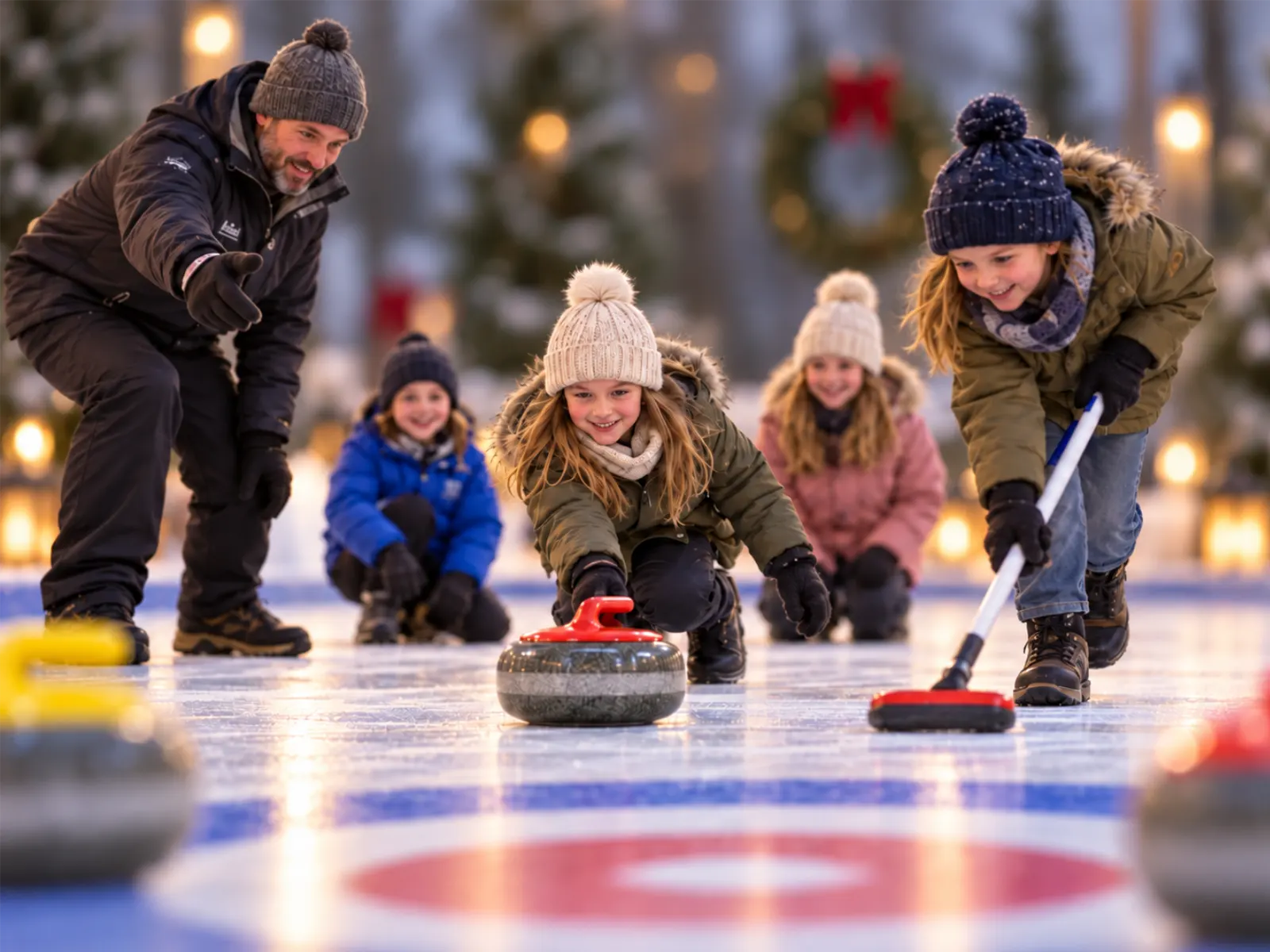 Sfeerimpressie van curling bij IJSTIJD: Je eerste worp
